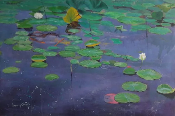 Oil Paint Flower Painting 0275