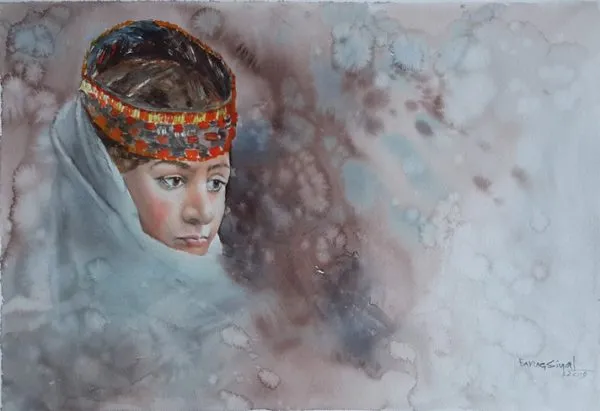 Water Color Figurative Painting 0826