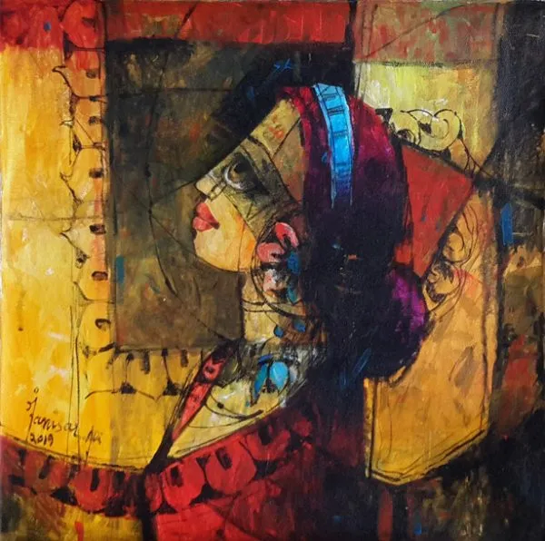 Acrylic Paint Figurative Painting 1350