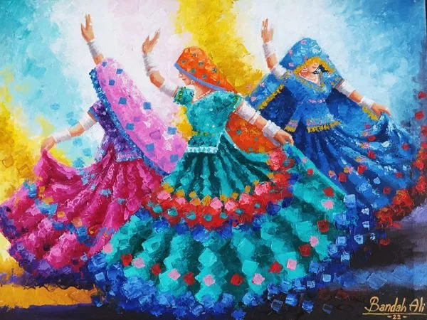 Oil Paint Figurative Painting 3362