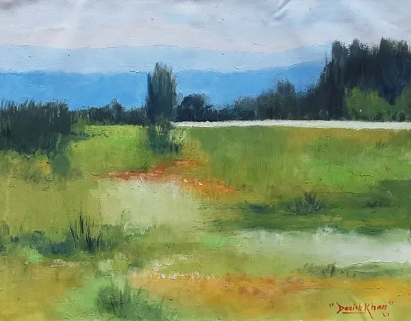Oil Paint Landscape Painting 4638