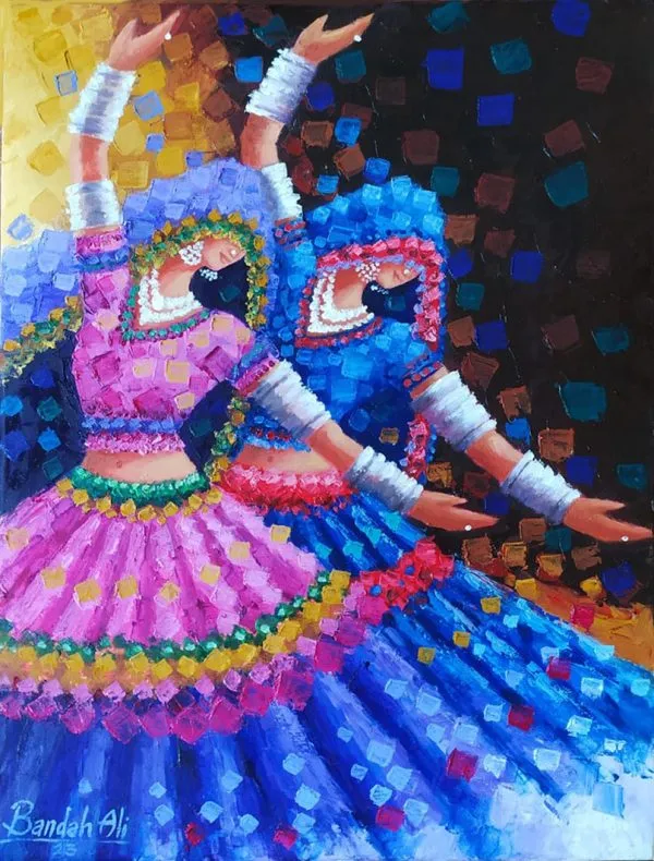 Oil Paint Figurative Painting 4673