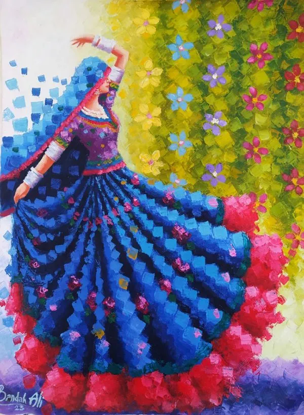 Oil Paint Figurative Painting 4674