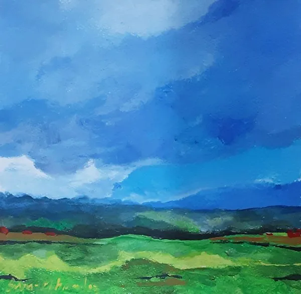 Water Color Landscape Painting 4777
