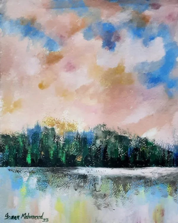 Water Color Landscape Painting 4782