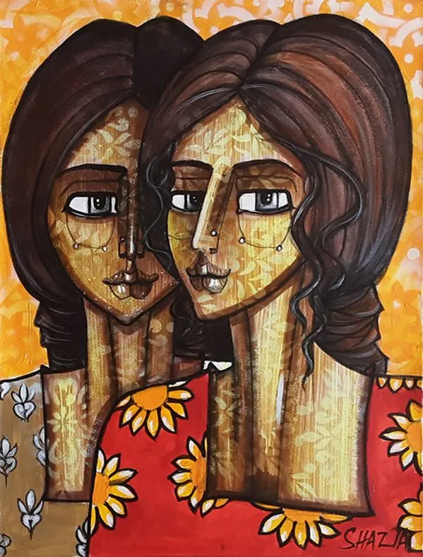 Acrylic Paint Figurative Painting 0296