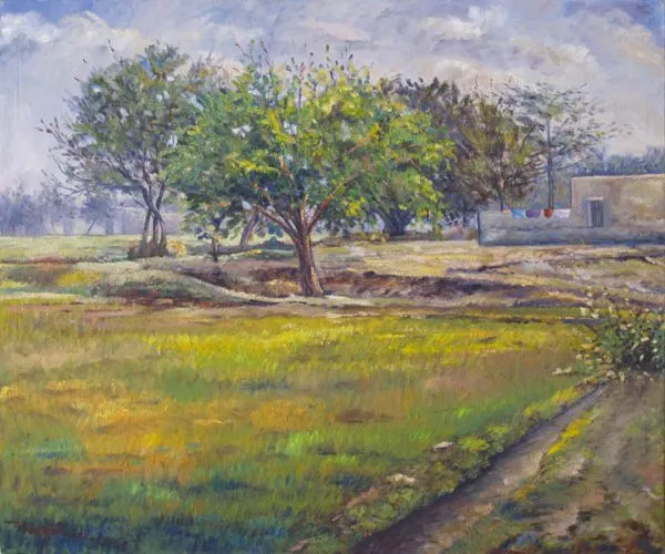Oil Paint Landscape Painting 0520