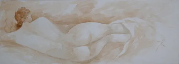 Water Color Figurative Painting 0531