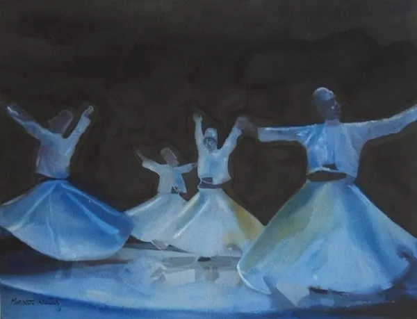 Water Color Figurative Painting 0709