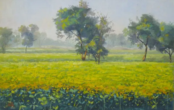 Oil Paint Landscape Painting 0936