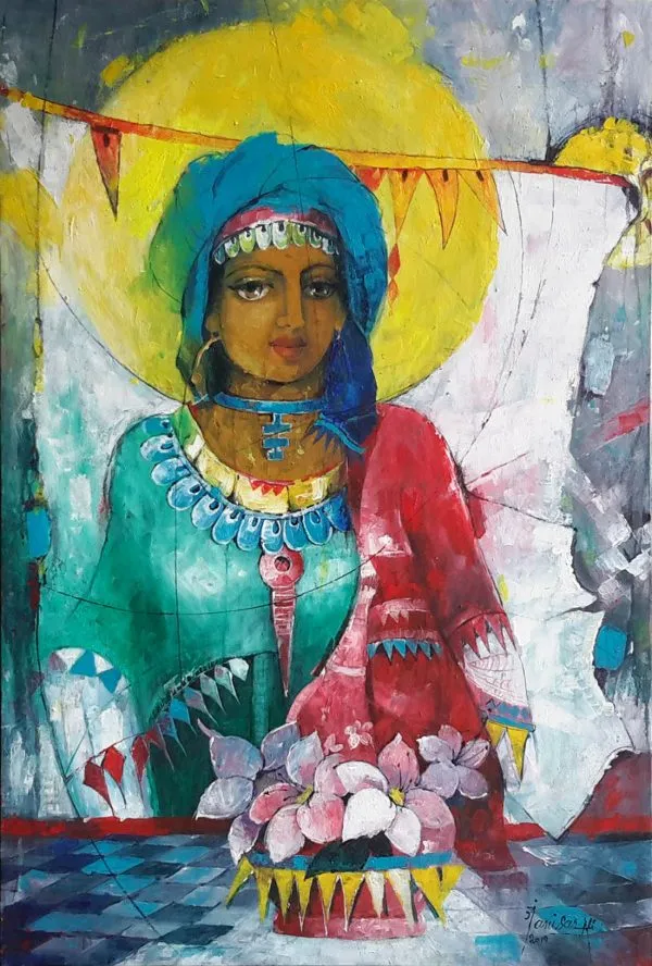 Acrylic Paint Figurative Painting 1803