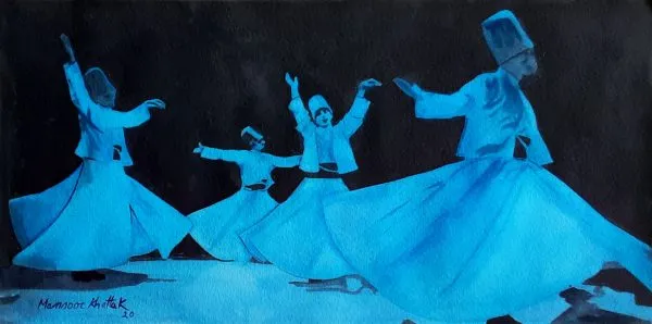 Pen & Ink Figurative Painting 1979