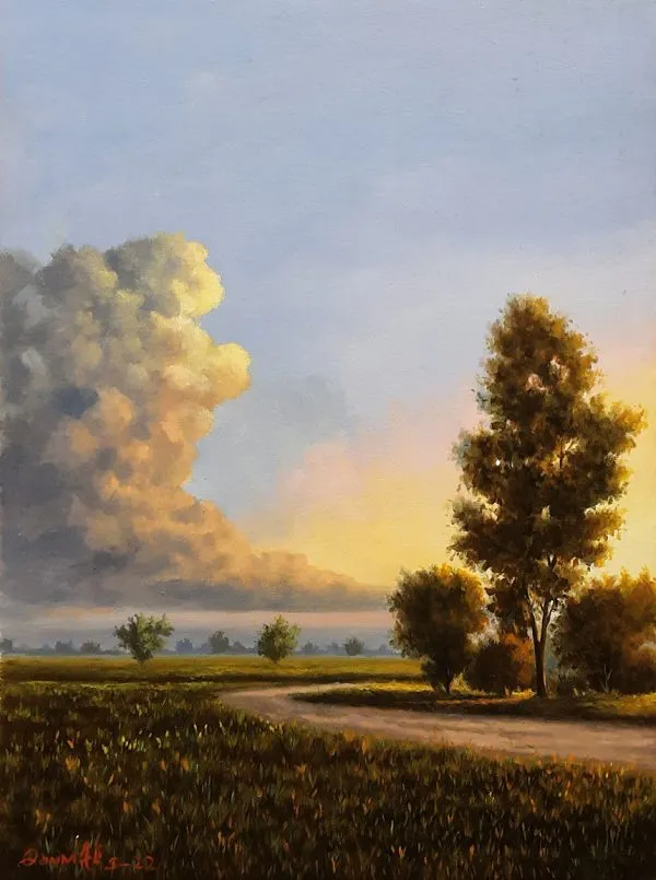 Oil Paint Landscape Painting 3172