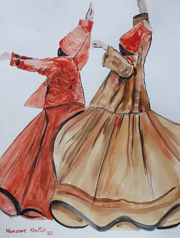 Pen & Ink Figurative Painting 3231