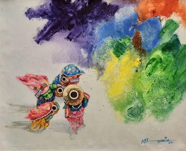 Acrylic Paint Figurative Painting 3900