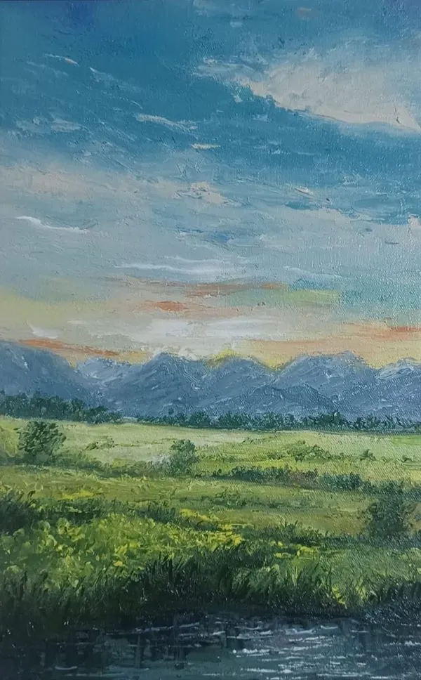 Oil Paint Landscape Painting 5067