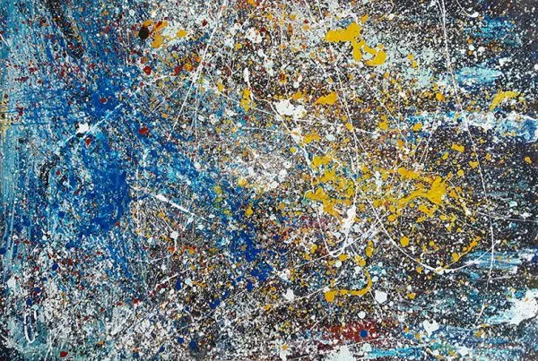 Oil Paint Abstract Painting 5200