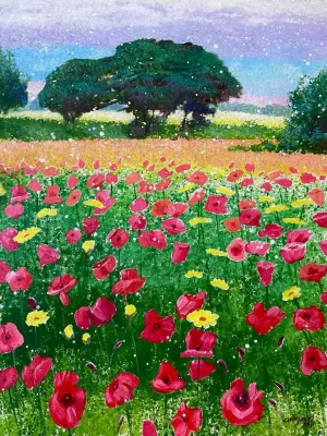 Landscape, Acrylic on Canvas