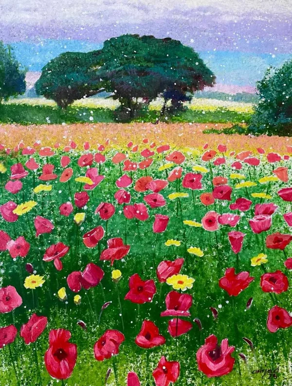 Landscape, Acrylic on Canvas
