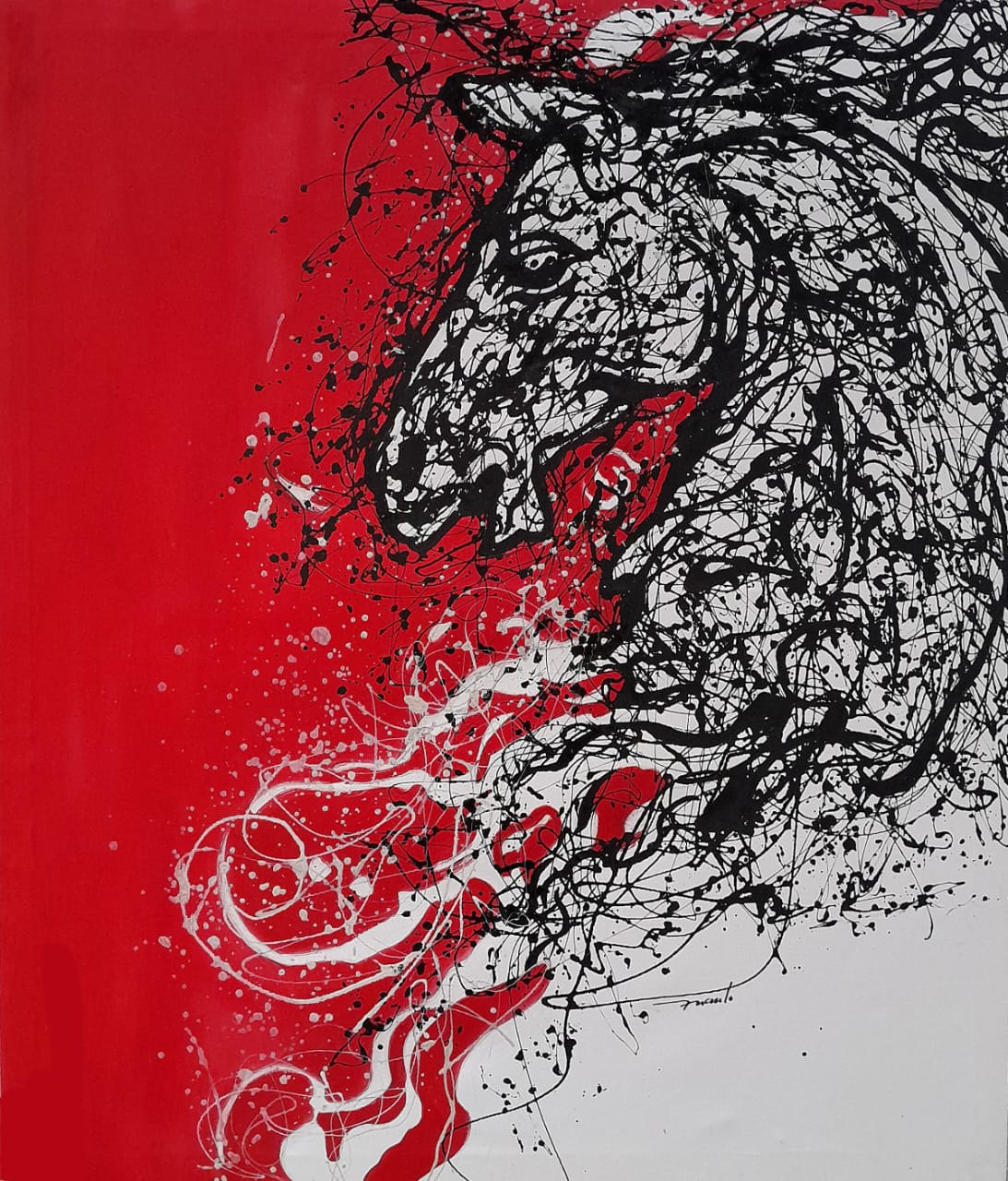 Abstract Horse 6370