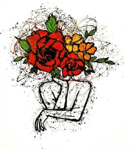 Abstract Floral Figurative 6372